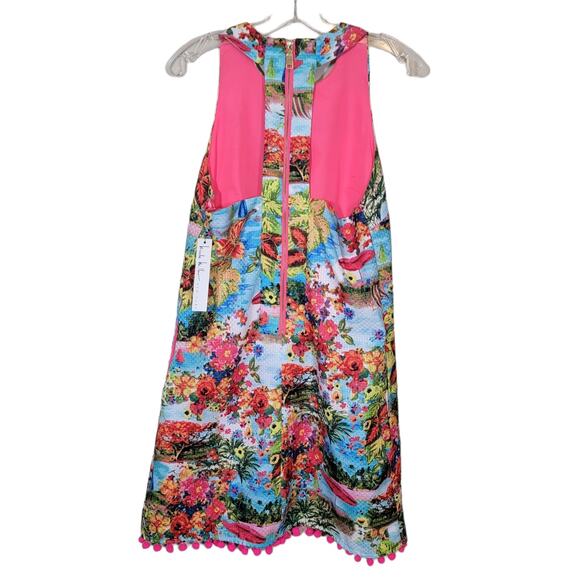 Nicole Miller New with Tag Women's Tropical Paradise Dress Multicolor Size Small - Picture 2 of 13